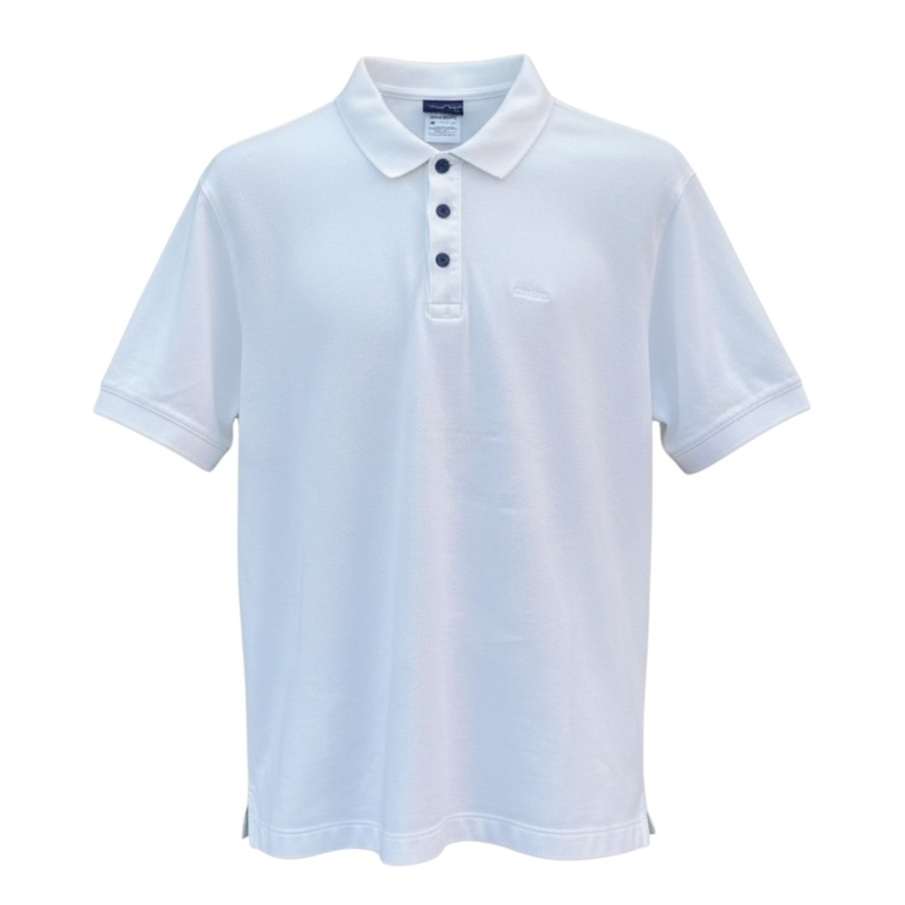 👕♻️ Patagonia Organic Cotton Polo –‎ Men’s M – Crisp White 🏖️☀️🌀